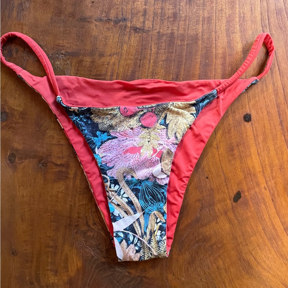 San Lorenzo Reversible Floral Print Women's Bikini Bottoms